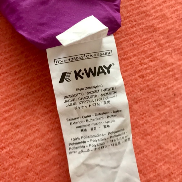 K-Way Windbreaker Women’s - Picture 3 of 5